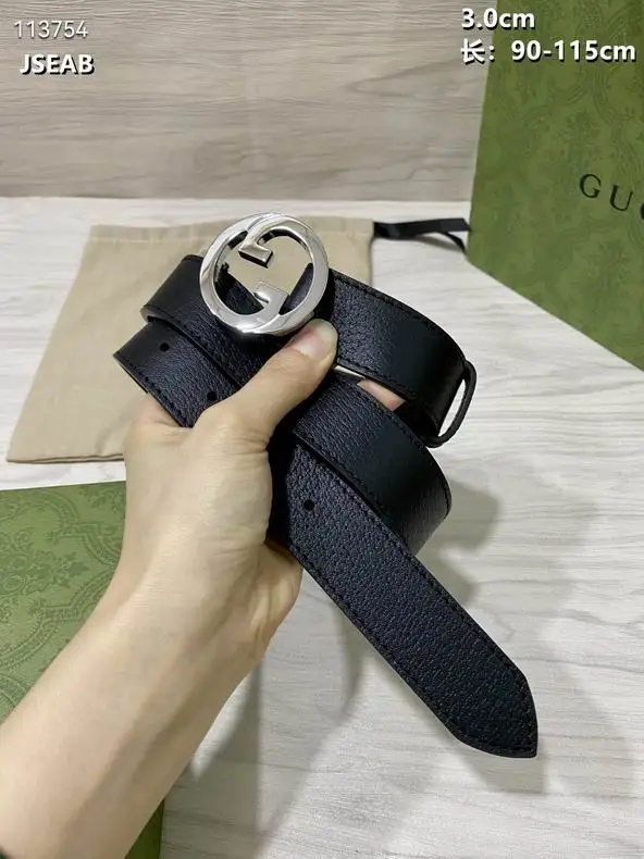 Gucci belt 30mmX90-115cm 8L03